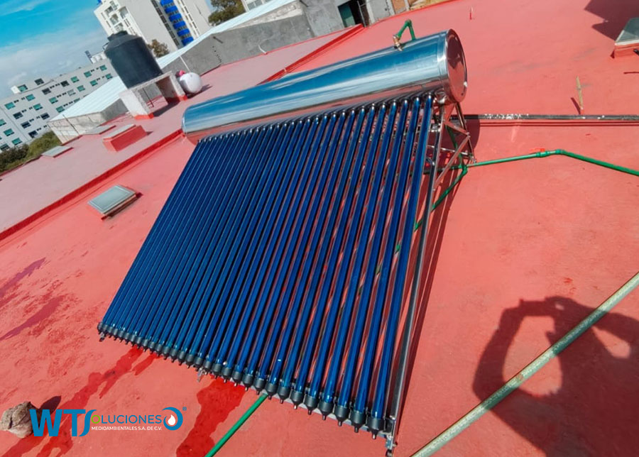 Instalación de Calentadores Solares de Alta Presión