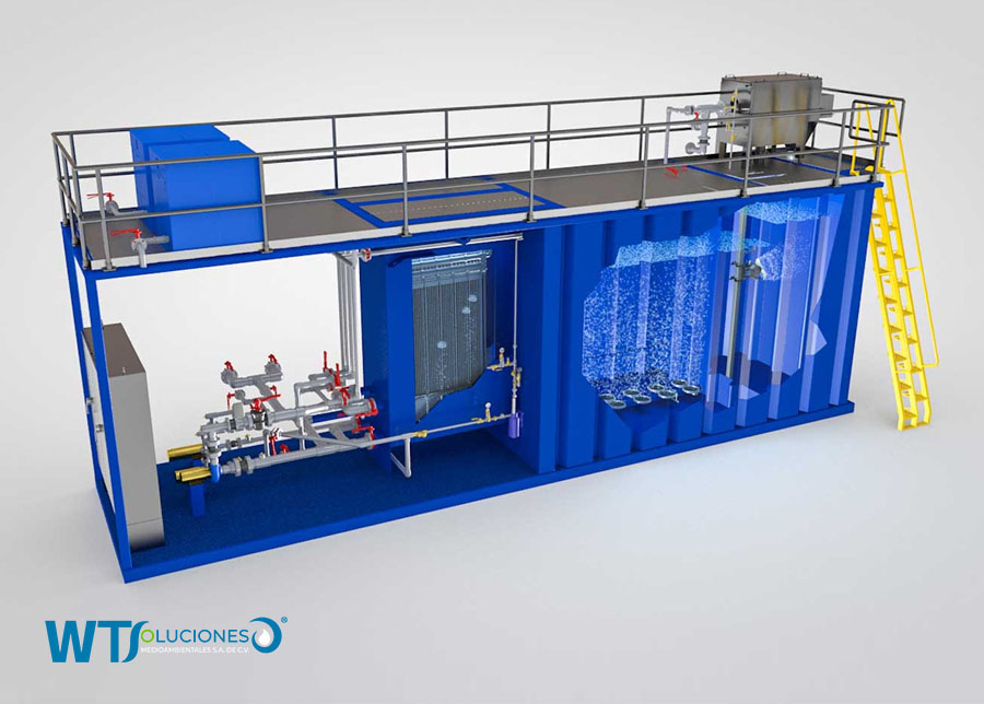 Desarrollo y construcción de reactores MBR