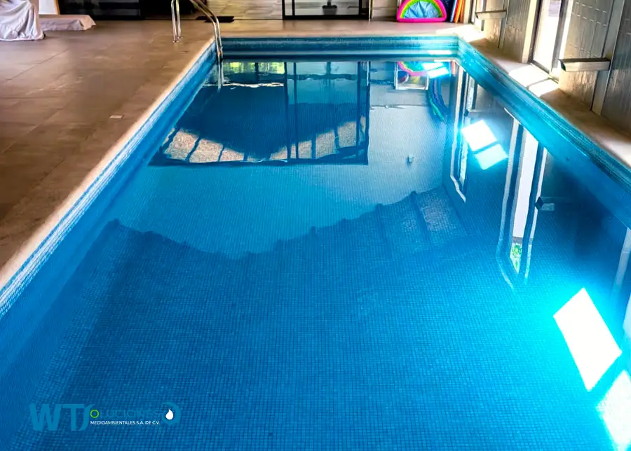Mantenimiento de albercas sin sistema de filtración