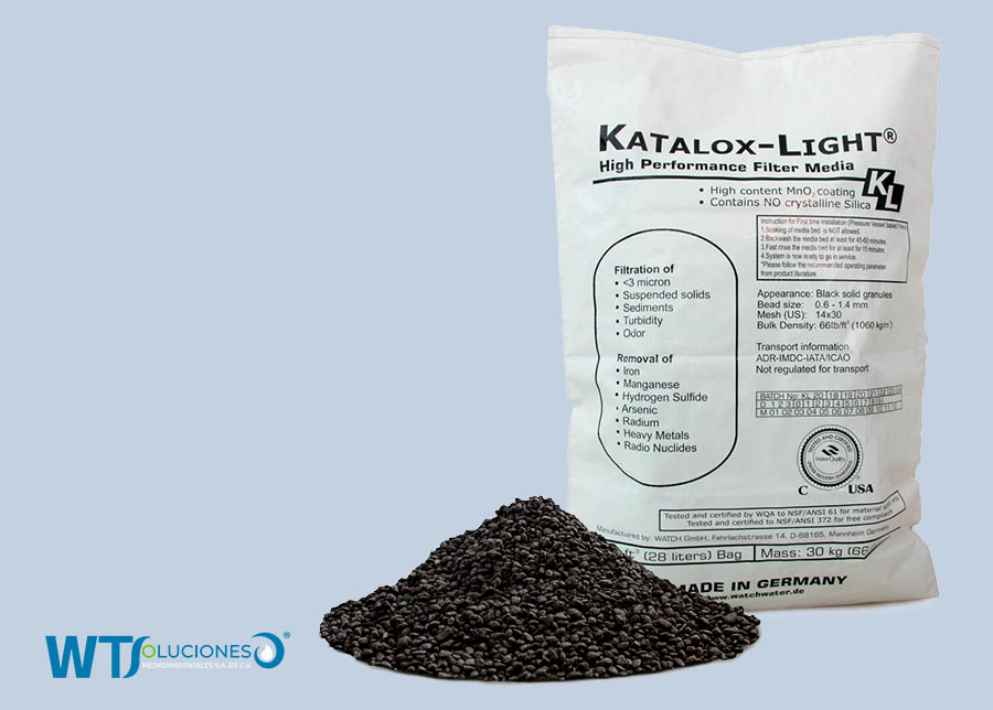 Katalox filtración avanzada de agua, eliminación de hierro y manganeso