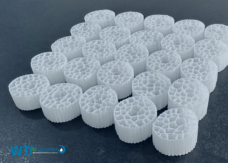 Tecnología de biopelícula para reactores