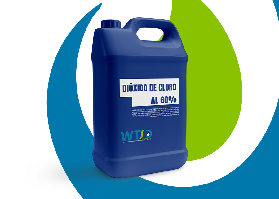Dióxido de Cloro al 60% Sanitizante de Alto Espectro