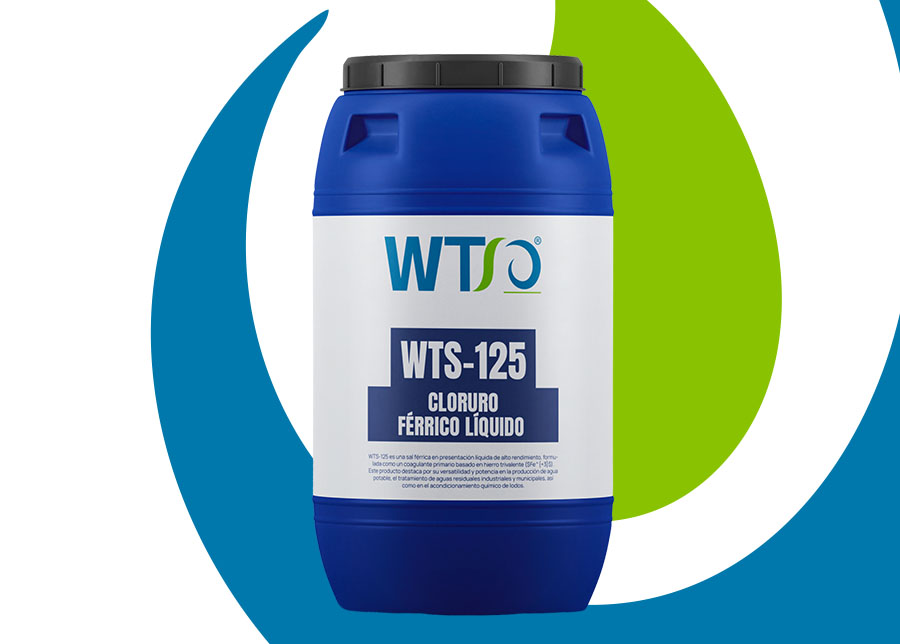 WTS-125 Cloruro Férrico Líquido Coagulante Primario