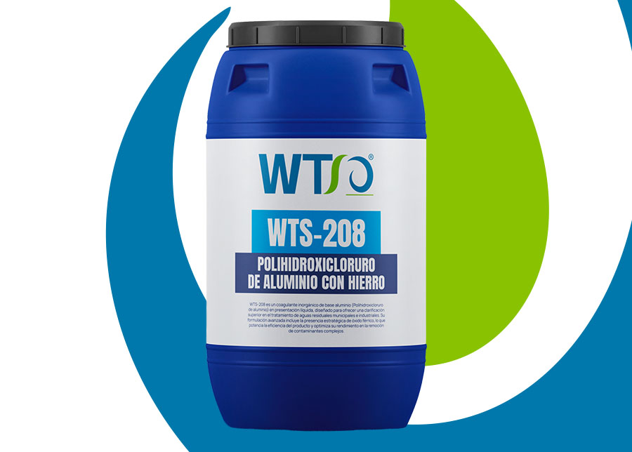 Polihidroxicloruro de Aluminio con Hierro Coagulante WTS-208
