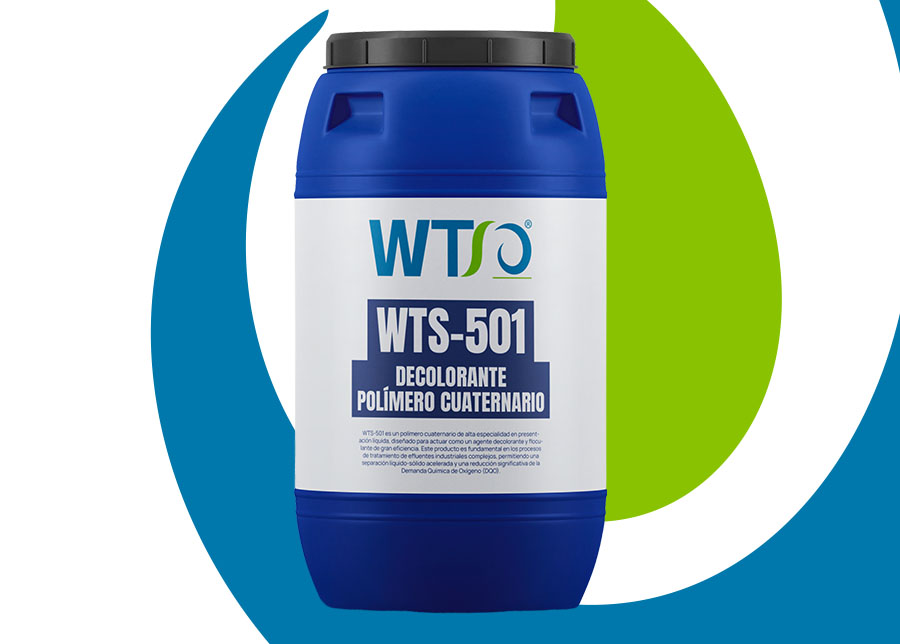 Decolorante WTS-501 Polímero Cuaternario