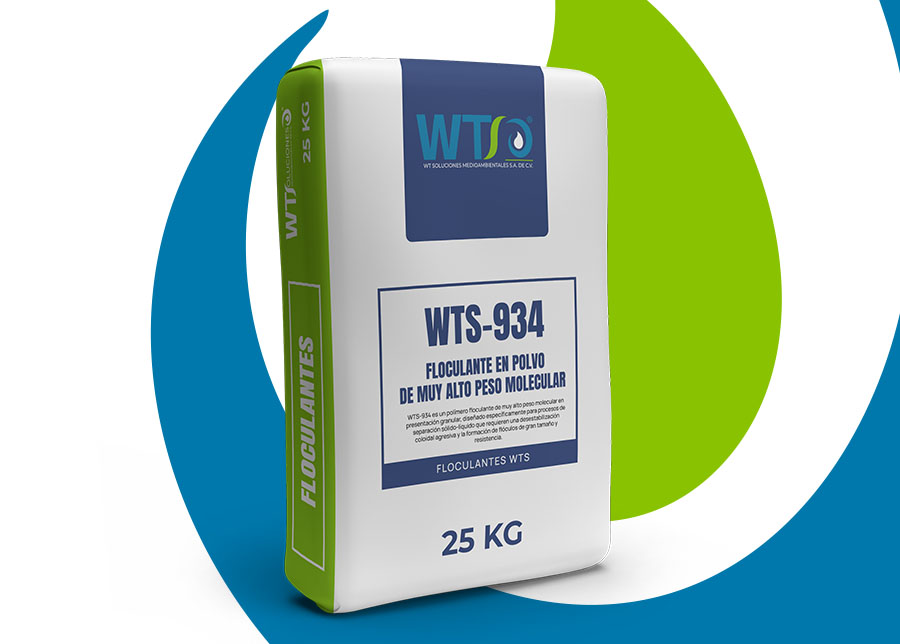 Floculante en Polvo de Muy Alto Peso Molecular WTS-934